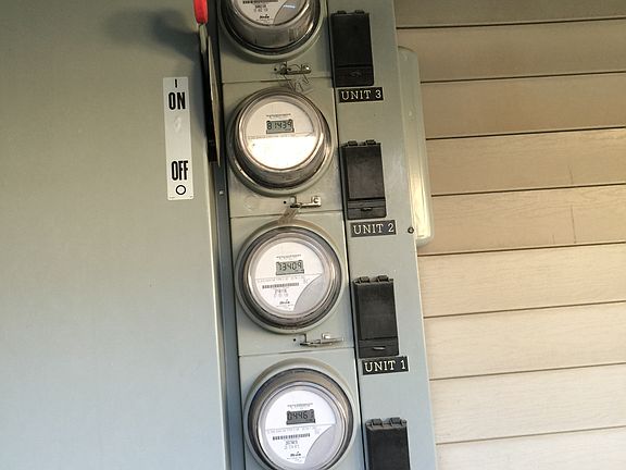 Separate Meters & Mail Boxes