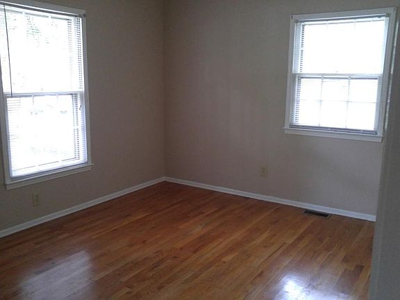 Bedroom with hardwood
