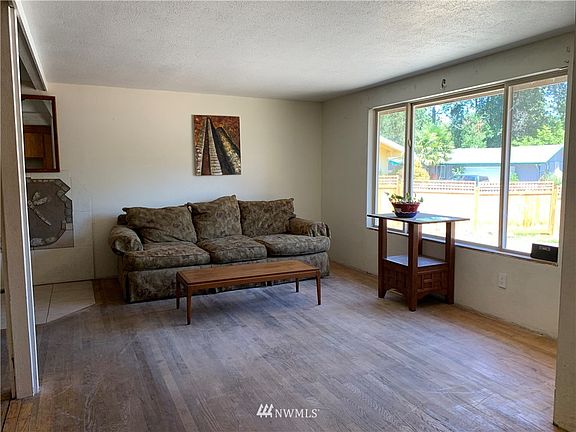 Living room with hardwood floors