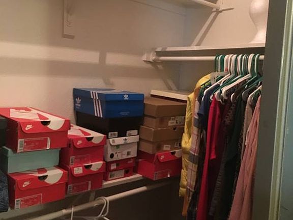 Master walk-in closet