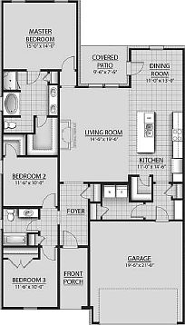 Nolana III G - Floor Plan - DSLD Homes