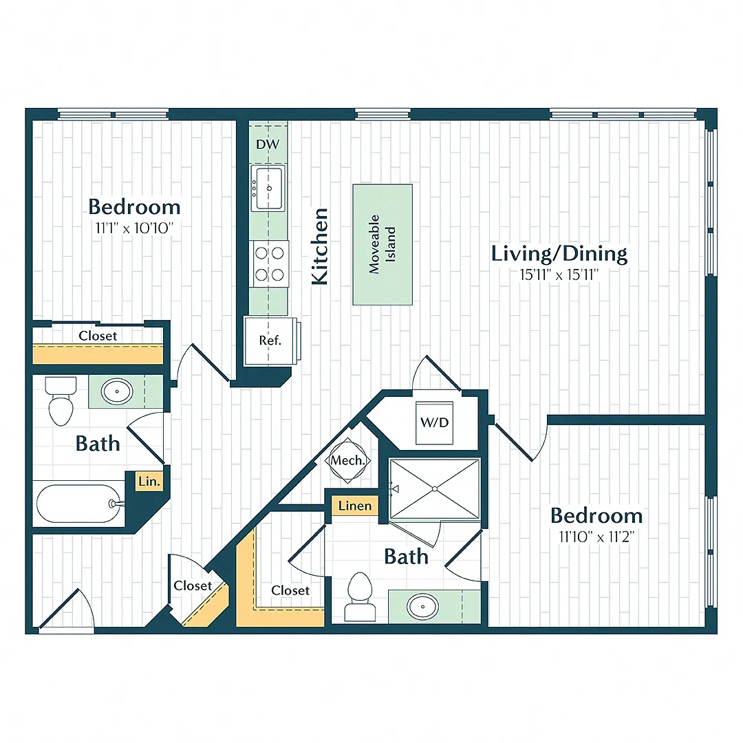 Floor plan C2B