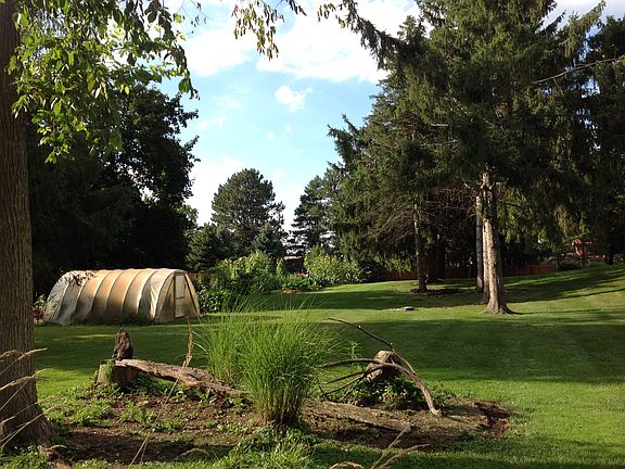yard-hoop view