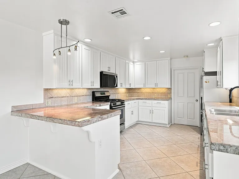 Sleek kitchen