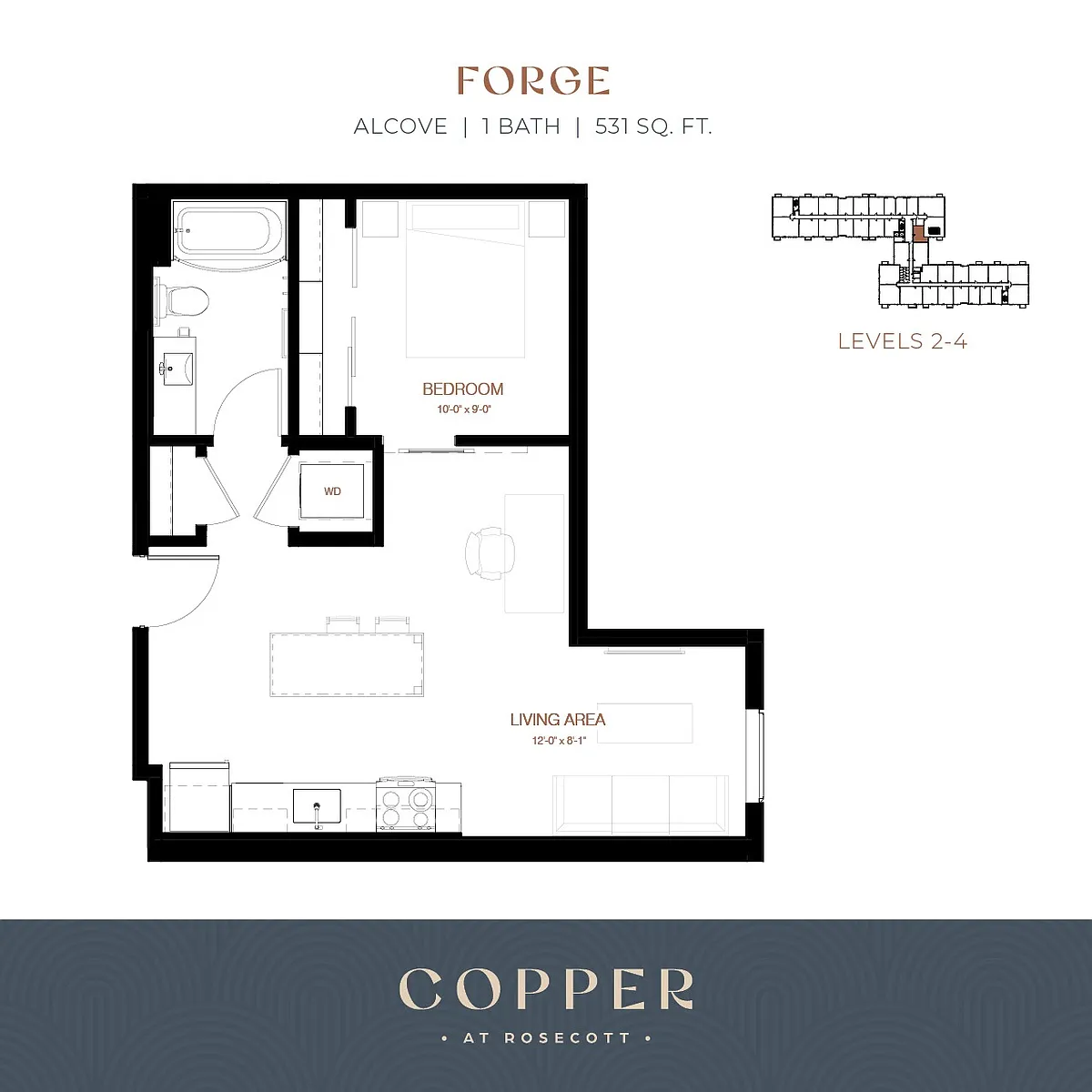 Floor plan Forge - ALCOVE