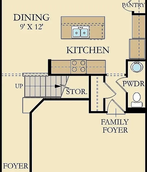 Floor plan
Thoughtfully designed first-floor layout