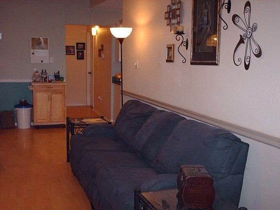 view standing at the front door.  