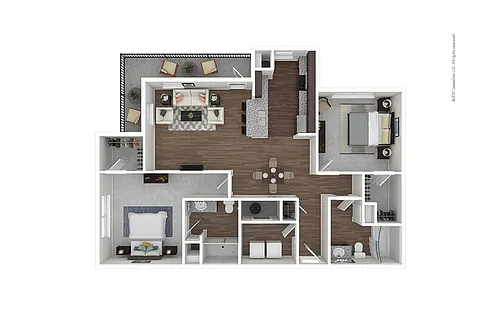 Floor plan The Prestwyck - Workforce Housing
