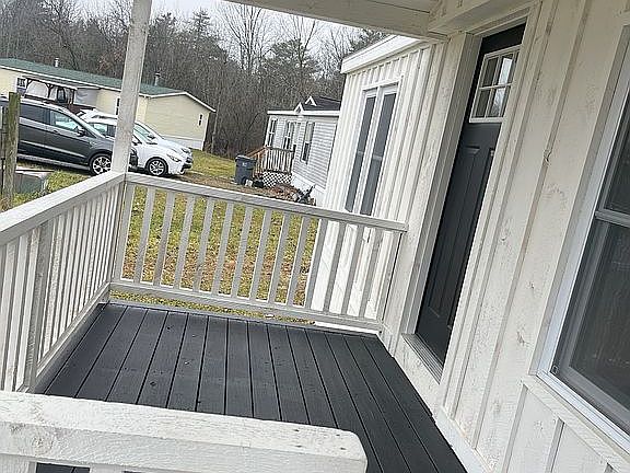 New Railings painted deck