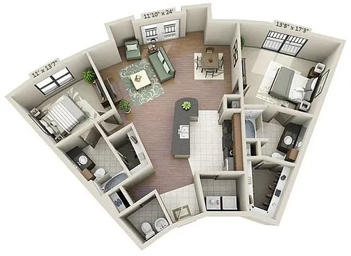 Floor plan B5 M