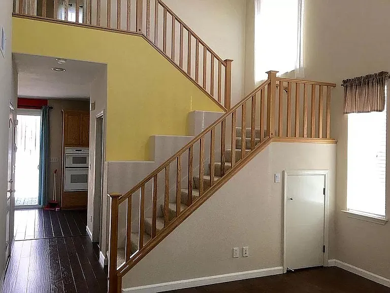 stairs in living room