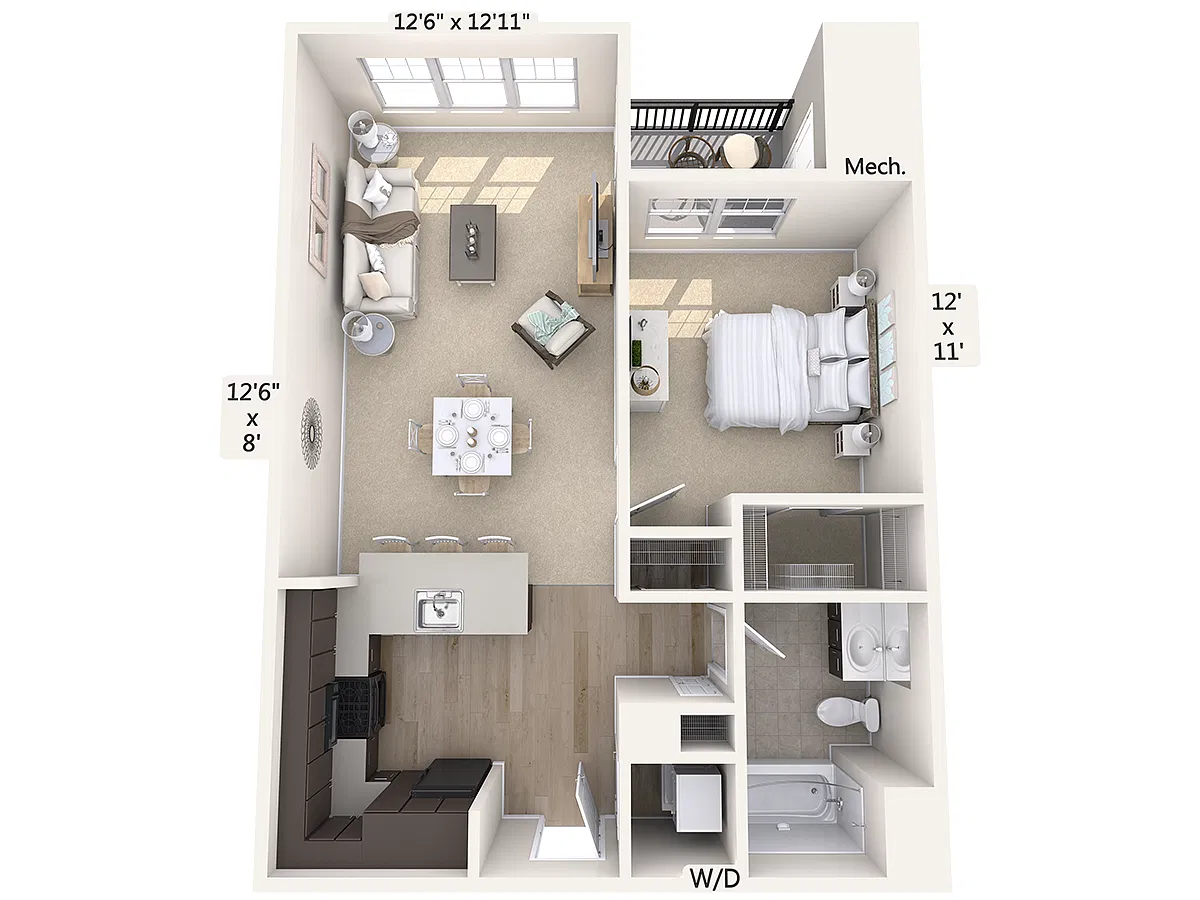 Floor plan A11-772sq-Black