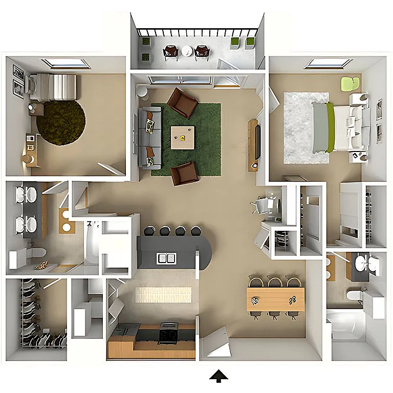 Floor plan B2