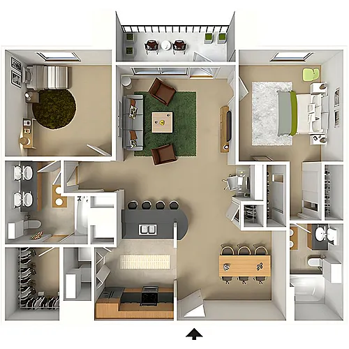Floor plan B2