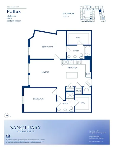 Floor plan Pollux