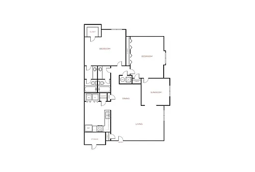 Floor plan B4 Renovated