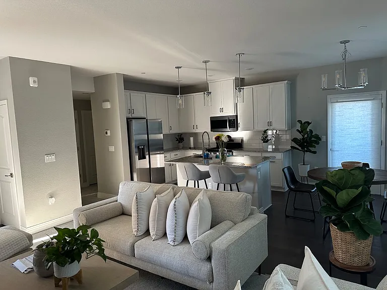 View from Living Room towards Kitchen