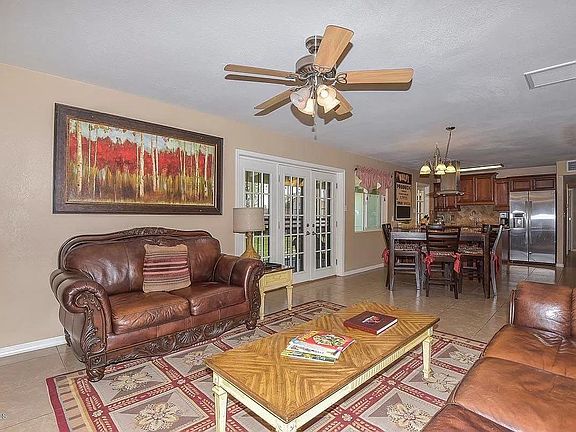 Front room and kitchen view