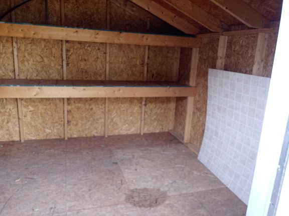 Inside of Storage Shed - View #1