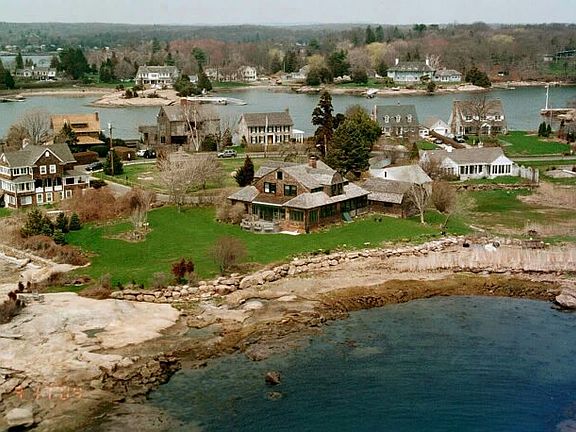 Aerial of house and property