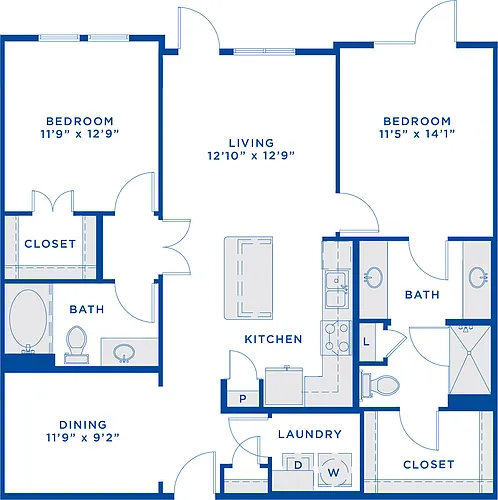 Floor plan B3