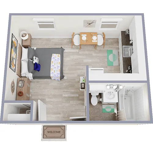 Floor plan Studio