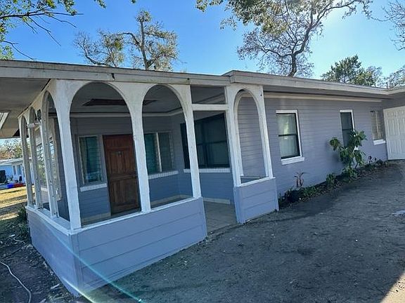 Side view of property