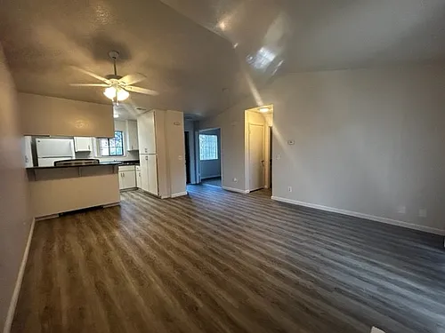 Floor plan Two Bedroom One Bath Apartment