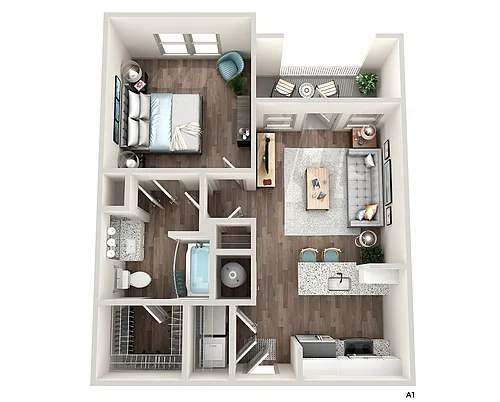 Floor plan A1