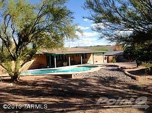 Back of house from corner of lot