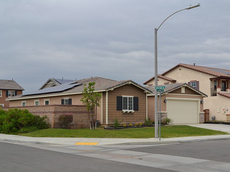 Located on a corner lot