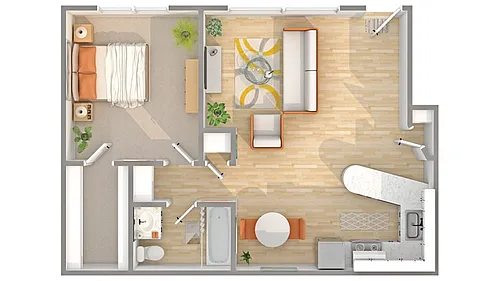 Floor plan Midtown