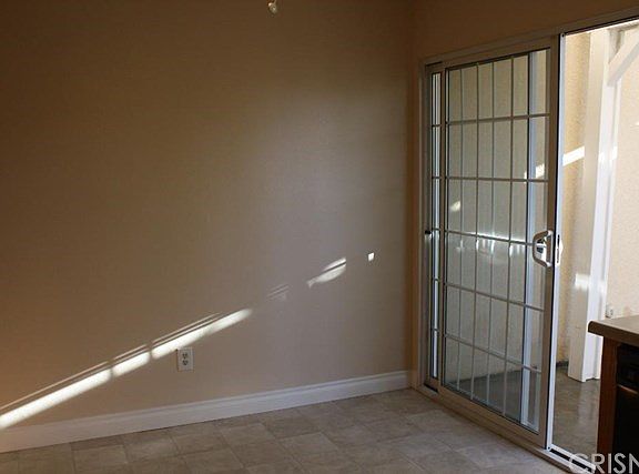 Eat in kitchen that leads to patio