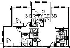 Floor plan 3 Bedrooms