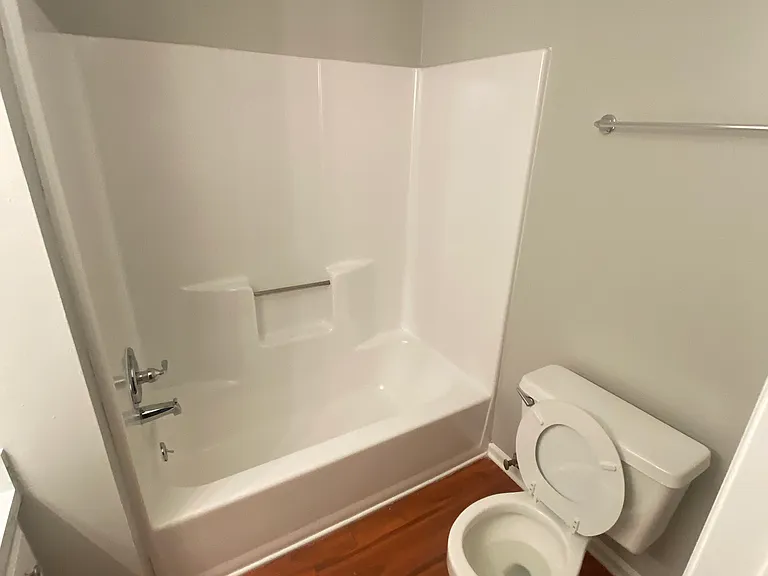 New tub and shower - upstairs bath