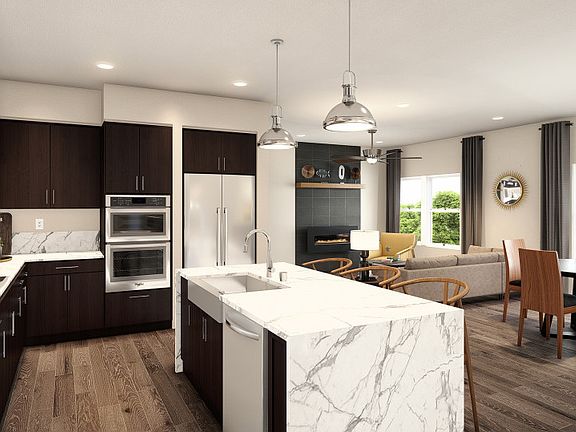 Plan 2B - Flat Kitchen