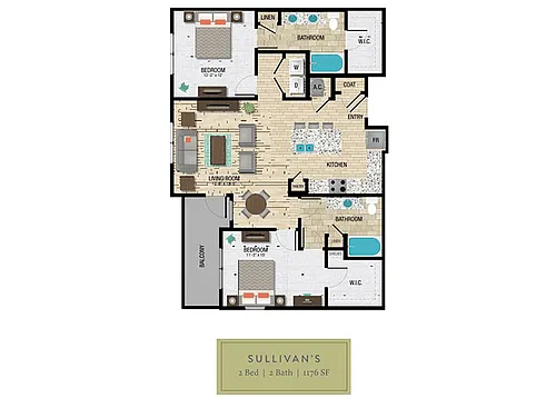 Floor plan Sullivans