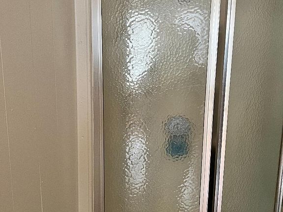 Bathroom with large standup shower