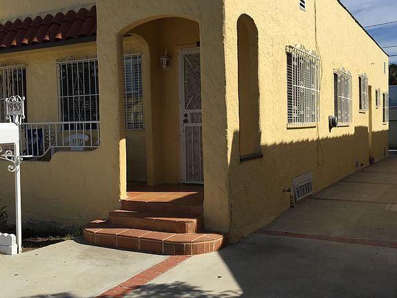 Side view of property