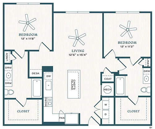 Floor plan Wisteria - B1