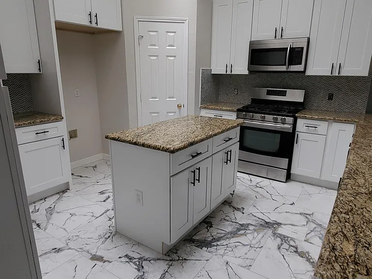 Kitchen With Plenty of Storage Space