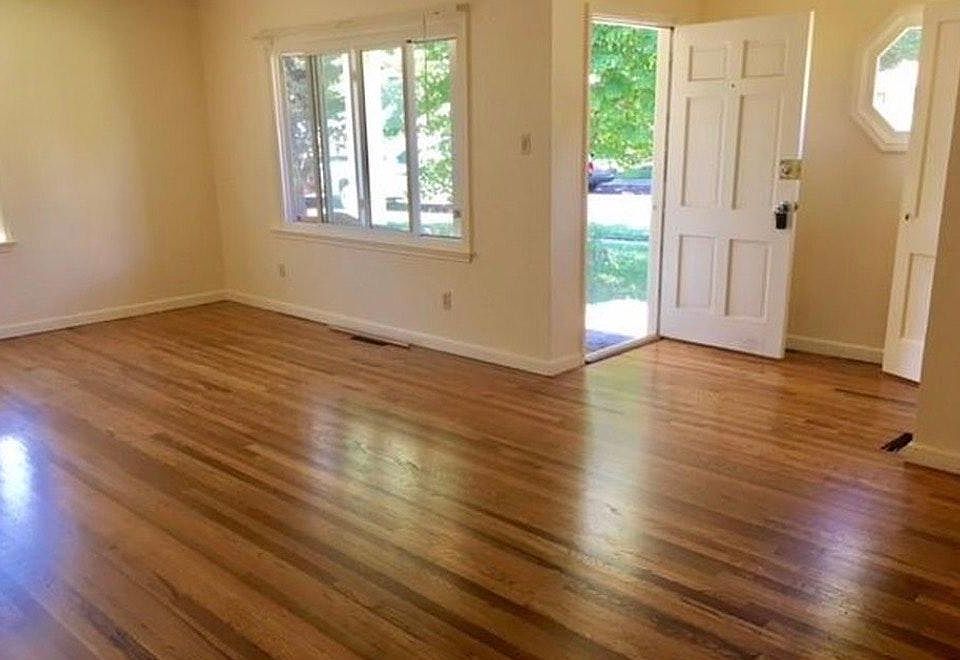 Entryway and living room