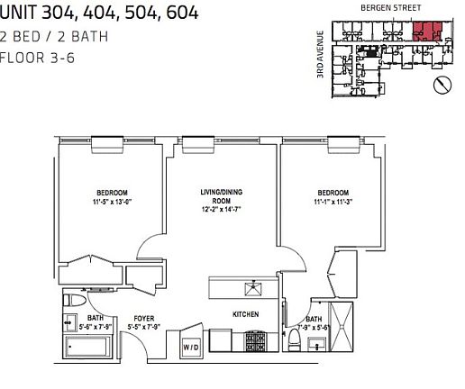 2nd image of 316 Bergen St #504