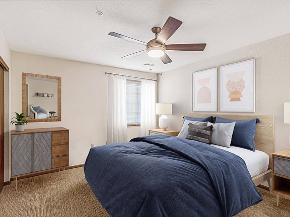 One bedroom, one bath open concept