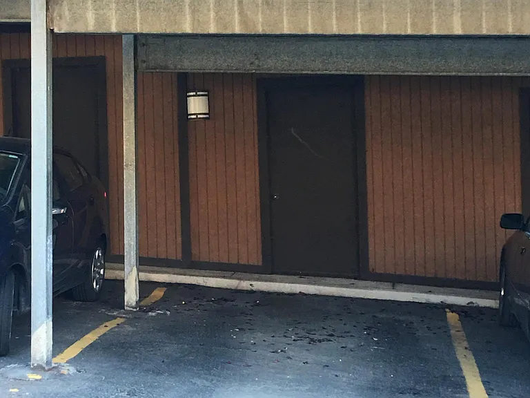 1 reserved parking spot though visitor parking just across always has available spaces