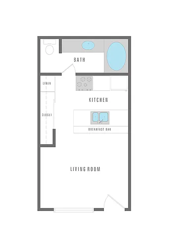 Floor plan Studio