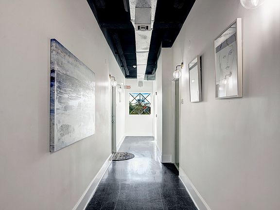 Hallways inside Building