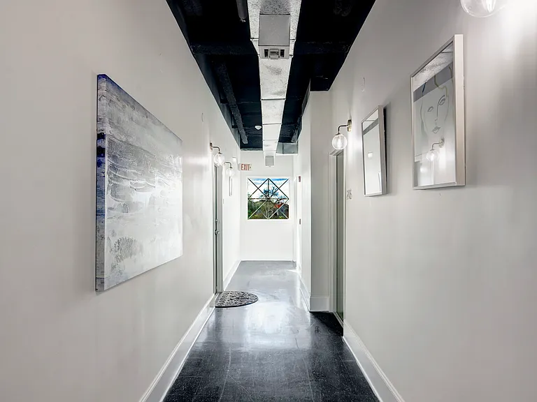 Hallways inside Building
