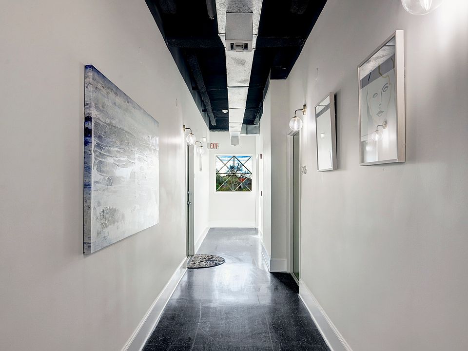 Hallways inside Building
