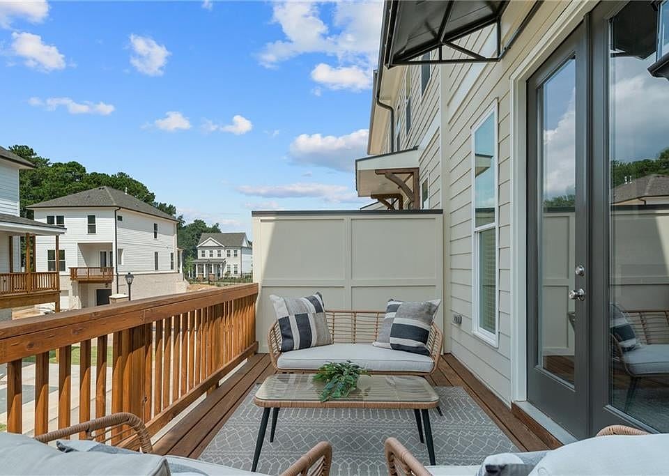 Relax and unwind on this oversized deck. Photo not of actual deck, but of a previously built Garris